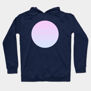 Minimalist Abstract Pastel Sun Hoodie